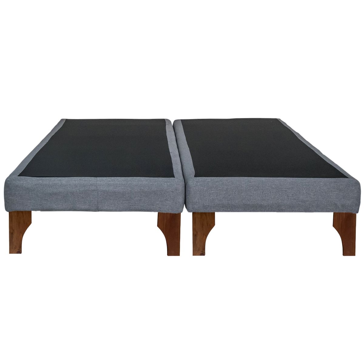 BLOCCARE - Base De Cama 2 Plazas Box 13 cm L200 cm. Patas 24 cm para colchon V.elastico