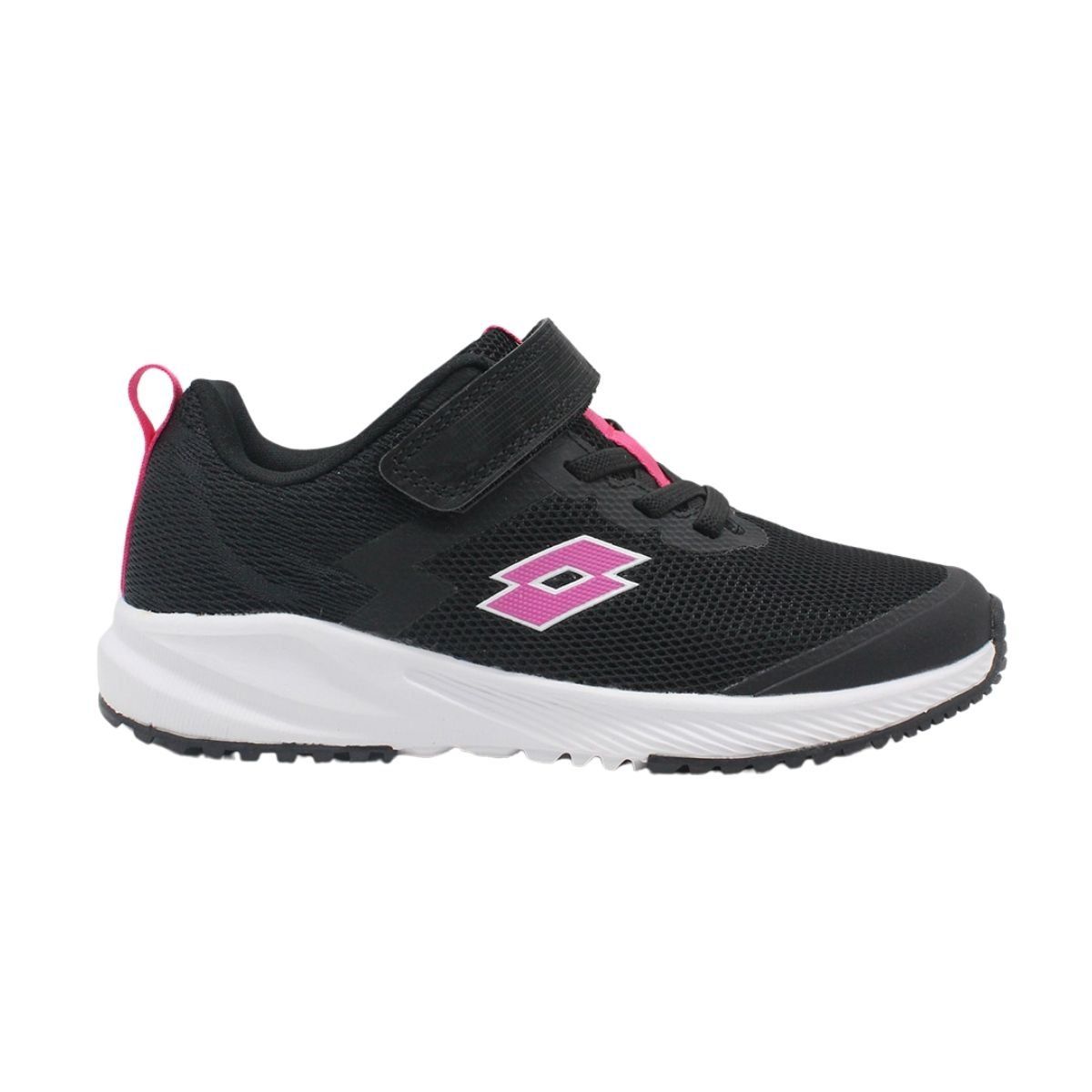 LOTTO - Zapatilla Running Niño Lotto - Challenge Negro Rosado - Negro