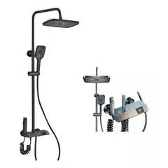 MUNDO MAGIA - Ducha Columna Visor Digital 4 Funciones Inox Y Bidet