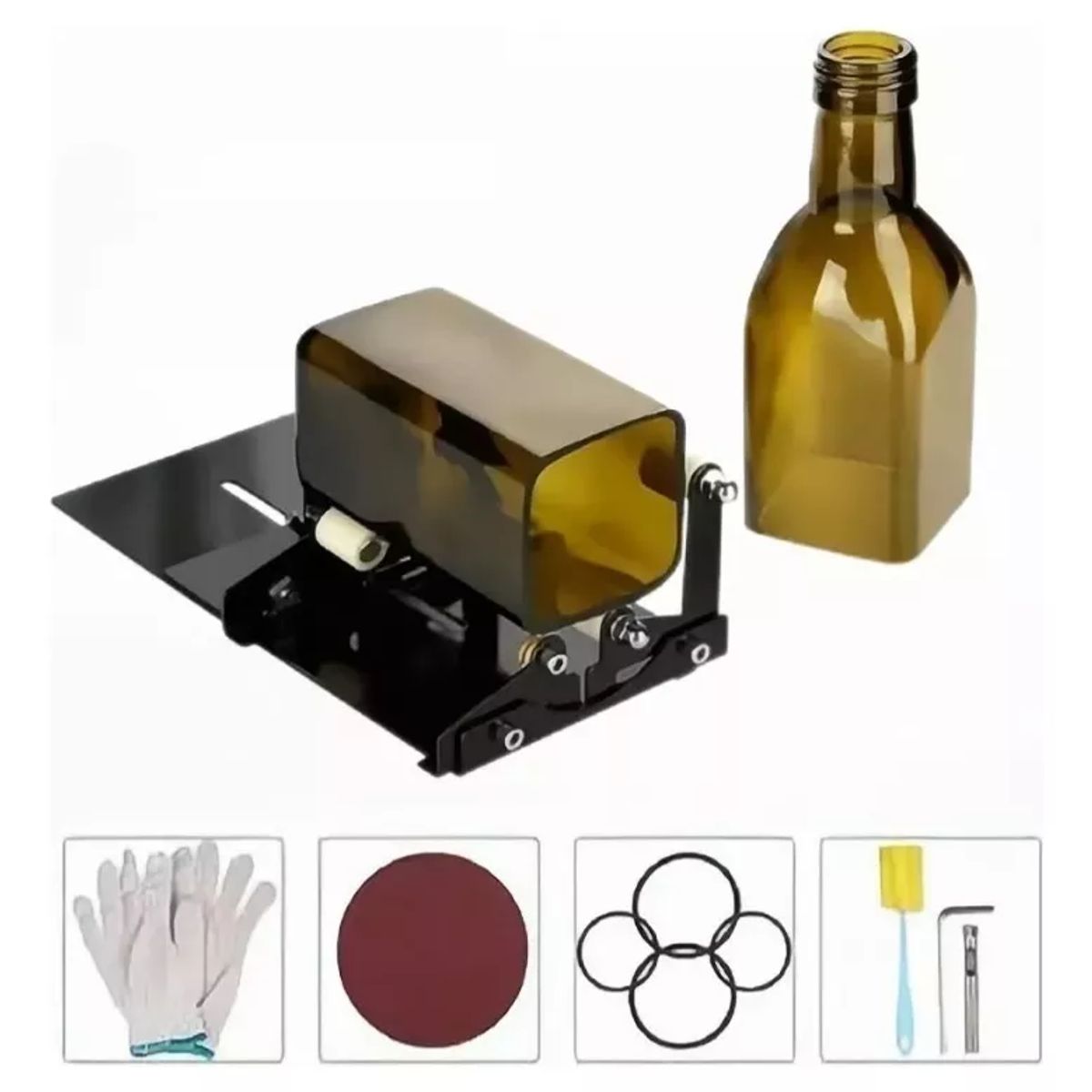 MUNDO MAGIA - Cortador Botellas Cuadrada Vidrio Herramienta Corte Versión