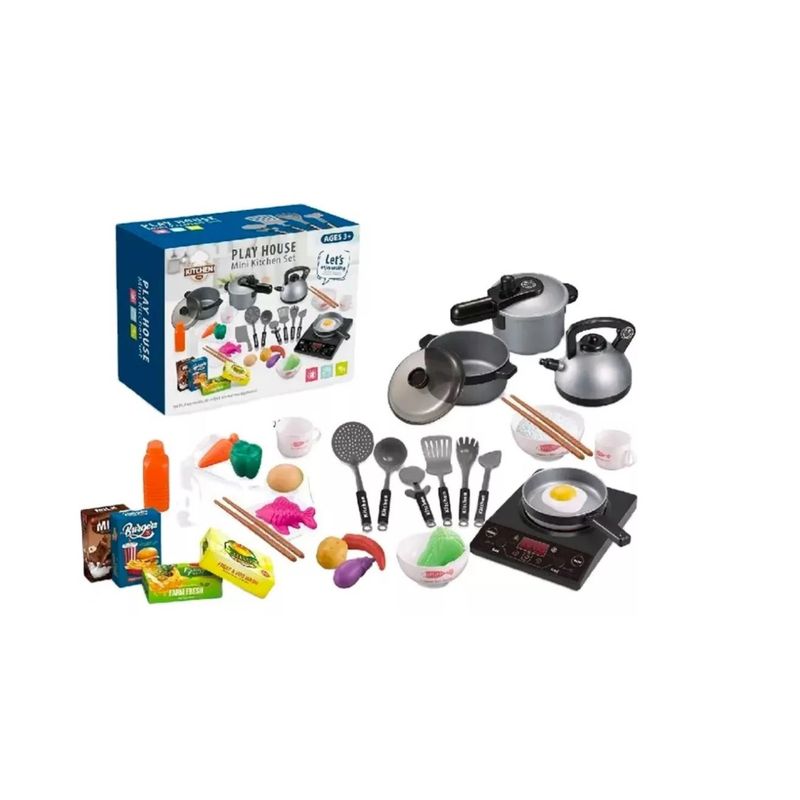 GENERICO - Set Ollas De Camping De Juguete con Luces Y Sonidos Colores