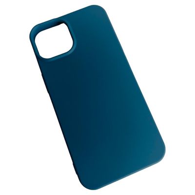 Generico Carcasa Funda Para Iphone 14 Normal Silicona Azul
