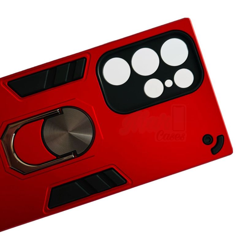 GENERICO - Carcasa Para Samsung S23 Ultra Anti Golpes Anillo Rojo