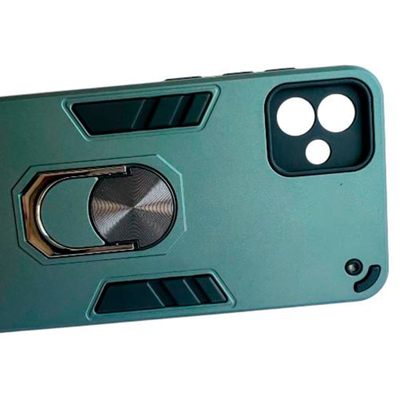 GENERICO - Carcasa Para Samsung A04 Normal Anti Golpes Anillo Plomo