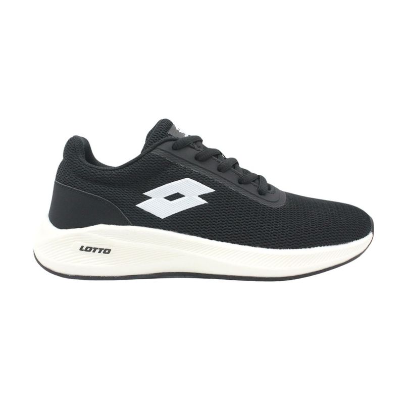 LOTTO - Zapatilla Running Mujer Lotto - Challenge Negro Blanco - Negro