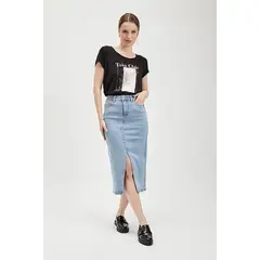ASH - Falda Mezclilla Celeste
