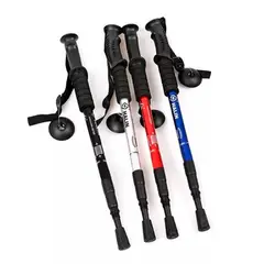 ESHOPANGIE - Bastón Trekking, 3 Tramos Mango Recto Antishock