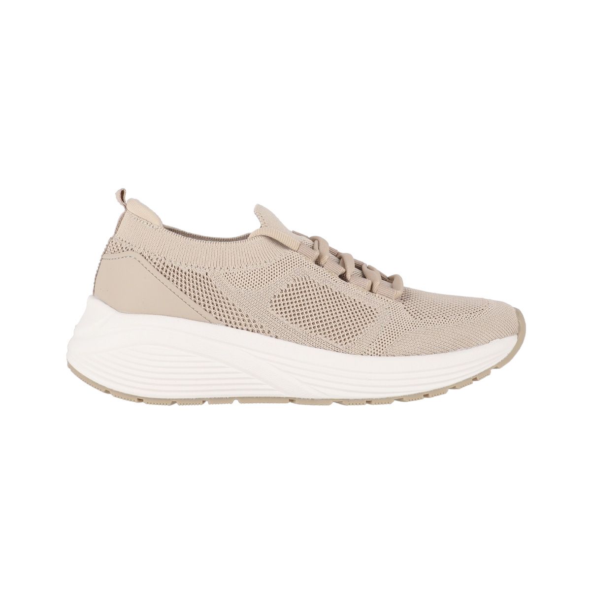 BAMERS - Zapatillas Plataforma Mujer Beige Bamers Venice