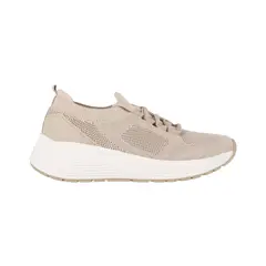 BAMERS - Zapatillas Plataforma Mujer Beige Venice