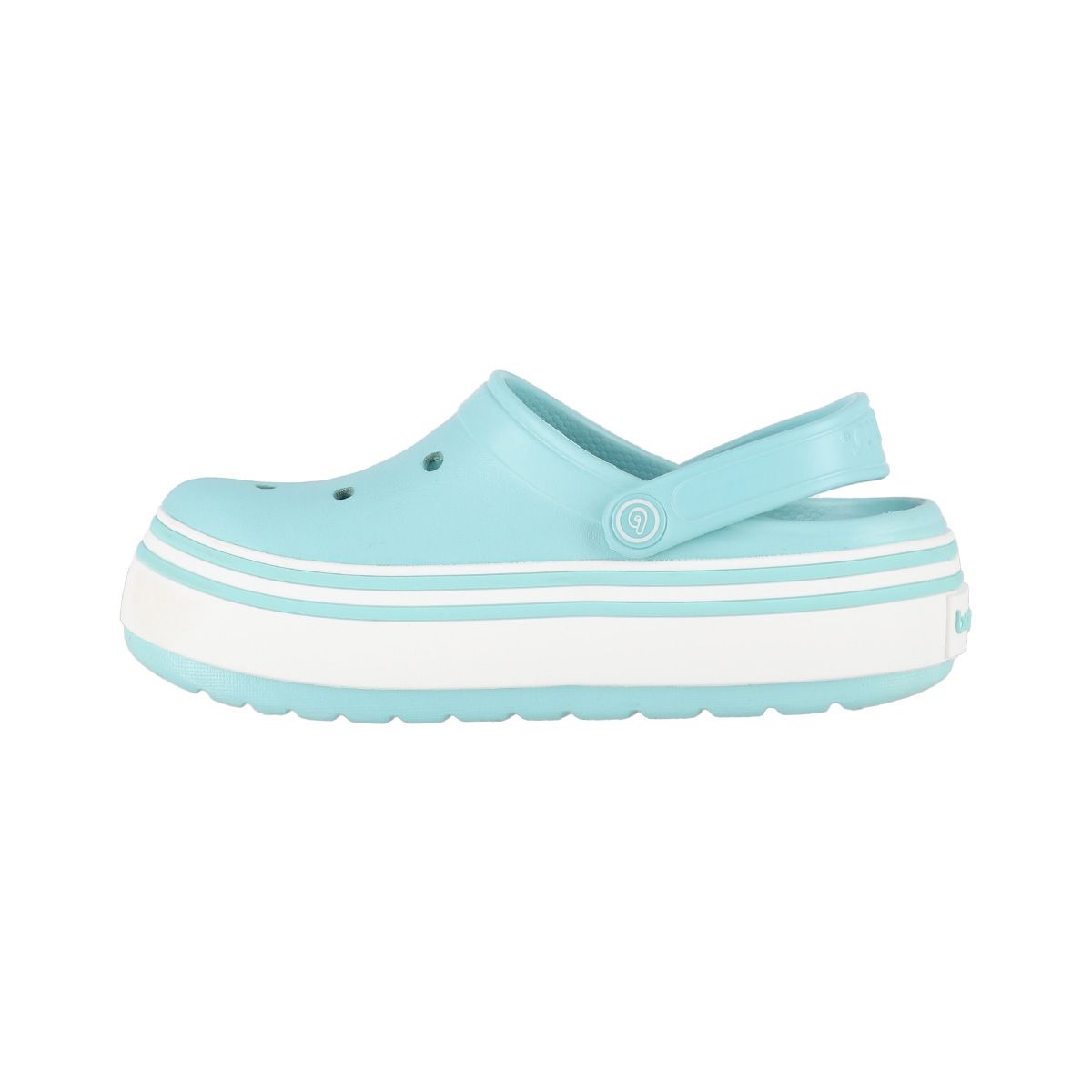 BAMERS - Zuecos Plataforma Mujer Celeste Bamers Airline