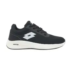 LOTTO - Zapatilla Running Juvenil - Challenge Negro Blanco - Negro