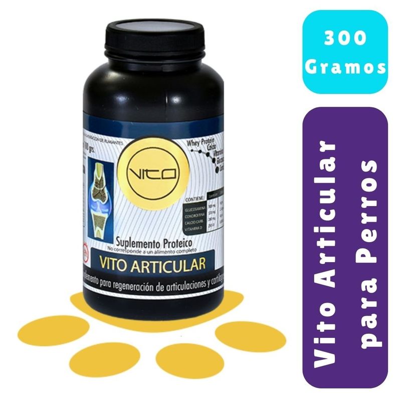 VITO - Vito  Articular Perros 300gr - Suplemento Proteíco y Mineral