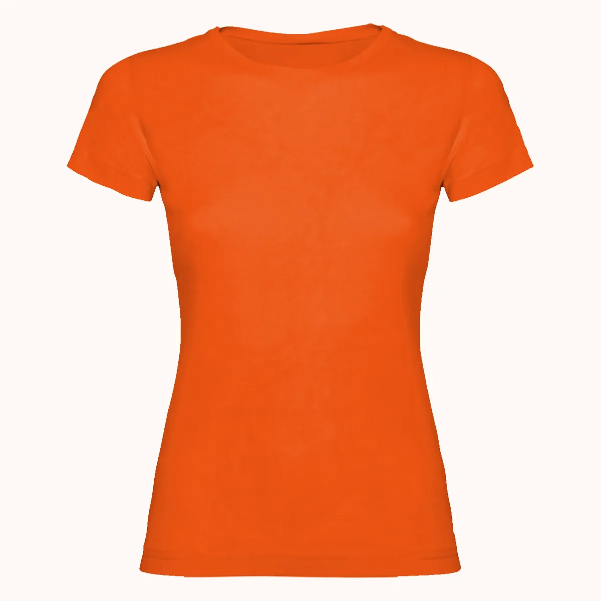 ANDESLAND OUTDOOR APPAREL - Polera Algodón Manga Corta Velox Pro Naranjo Mujer