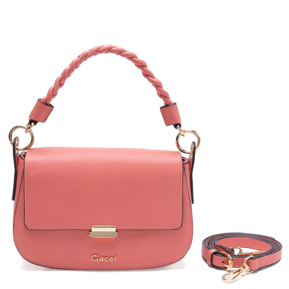 GACEL - Cartera - Bandolera Grande - Gacel - Coral
