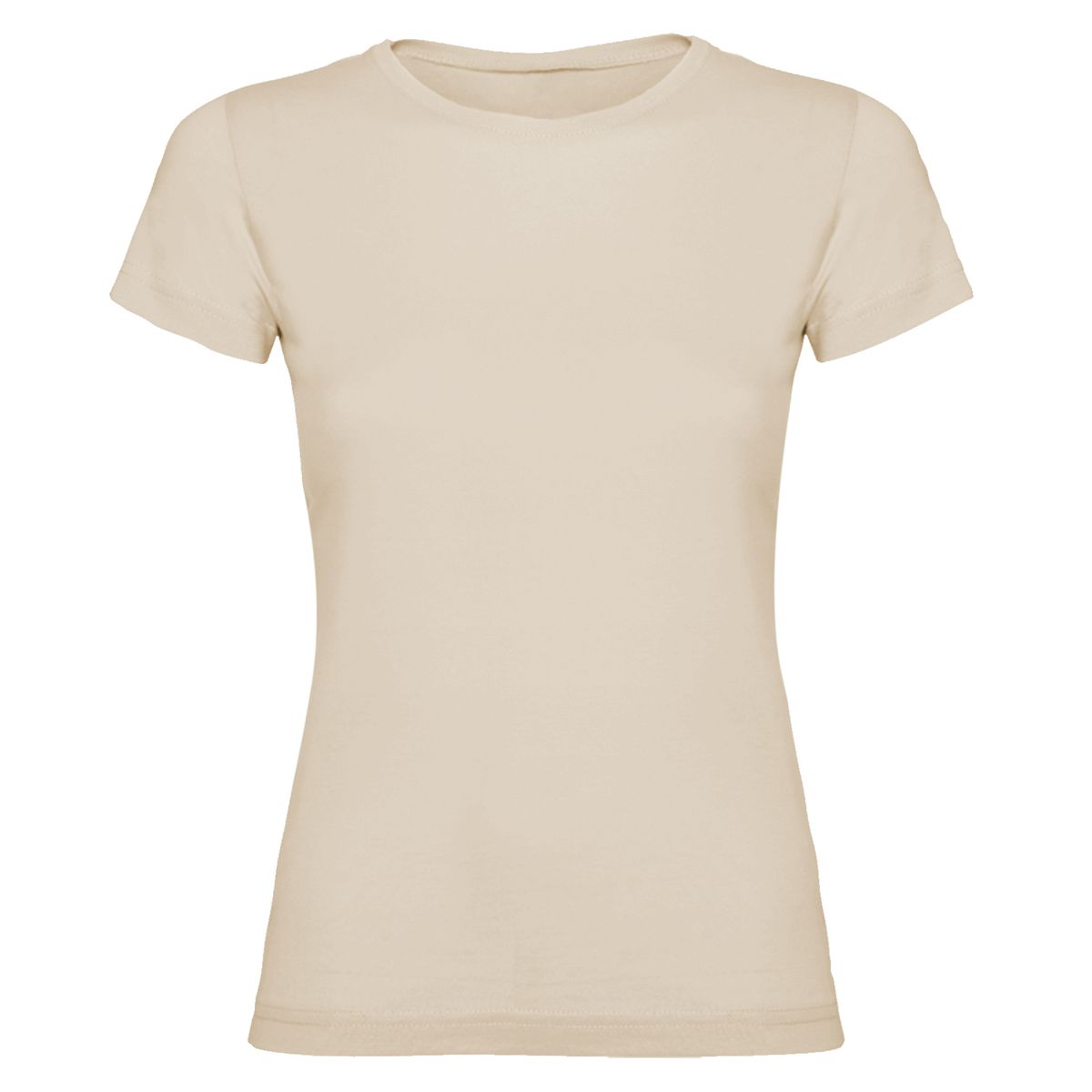 ANDESLAND OUTDOOR APPAREL - Polera Algodón Manga Corta Velox Pro Beige Mujer