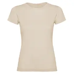 ANDESLAND OUTDOOR APPAREL - Polera Algodón Manga Corta Velox Pro Beige Mujer