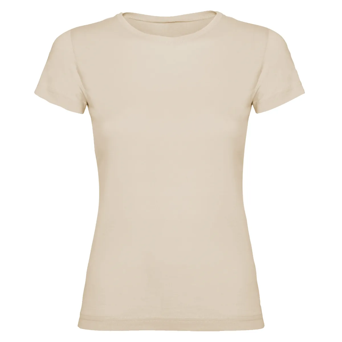 ANDESLAND OUTDOOR APPAREL - Polera Algodón Manga Corta Velox Pro Beige Mujer