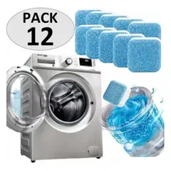 ROZENBERG SPA - Pack 12 Pastillas Efervescentes Limpieza De Máquina Lavadora