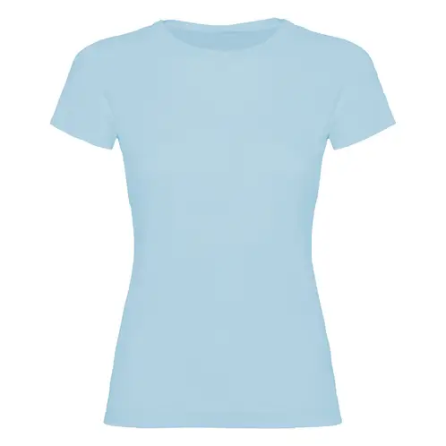 ANDESLAND OUTDOOR APPAREL - Polera Algodón Manga Corta Velox Pro Celeste Mujer