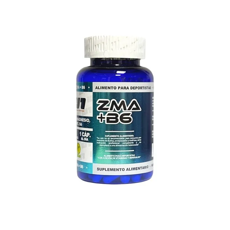 ZMA + B6 60 CAPSULAS - SIN SABOR