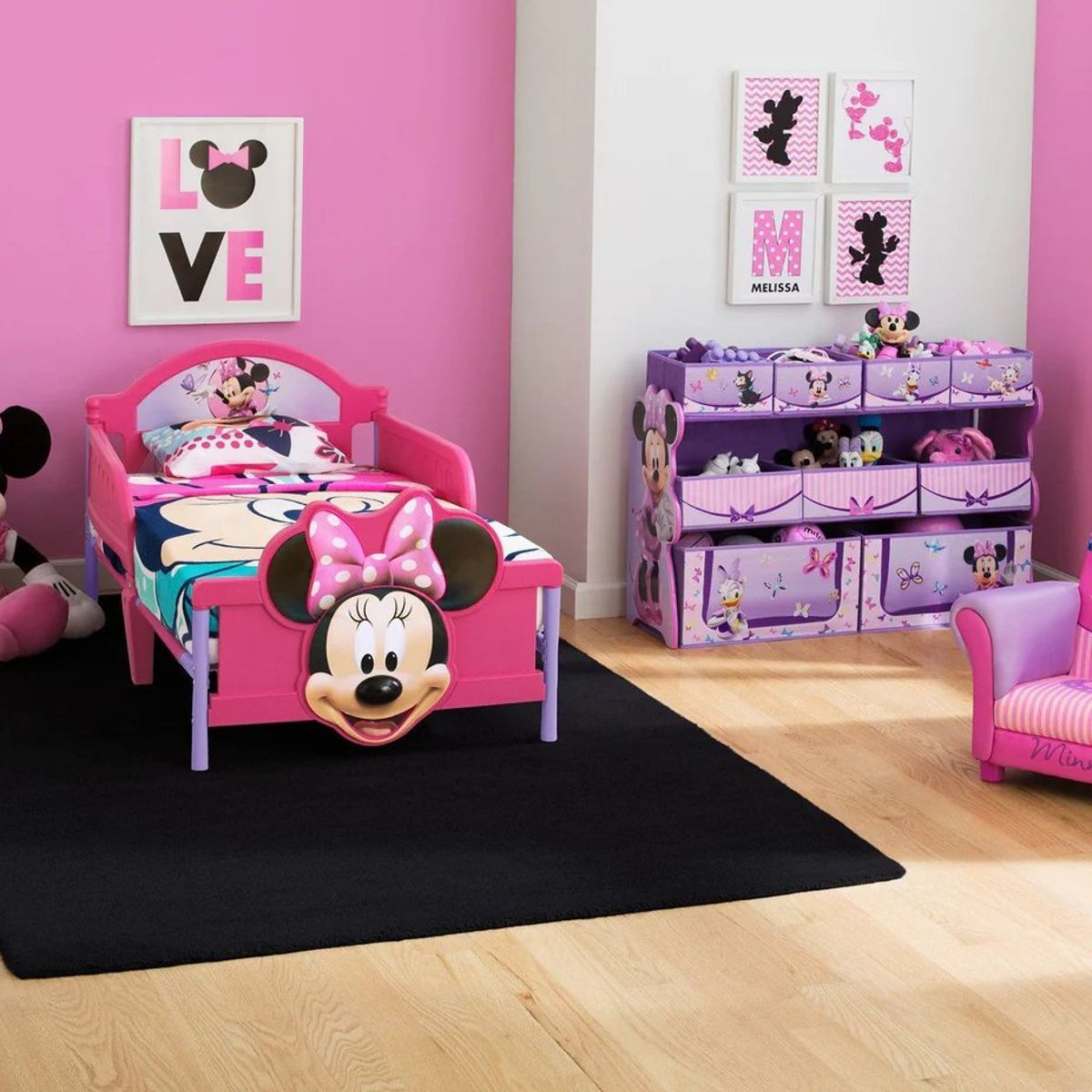 DELTA CHILDREN - CAMA DE TRANSICION MINNIE 3D ORIGINAL