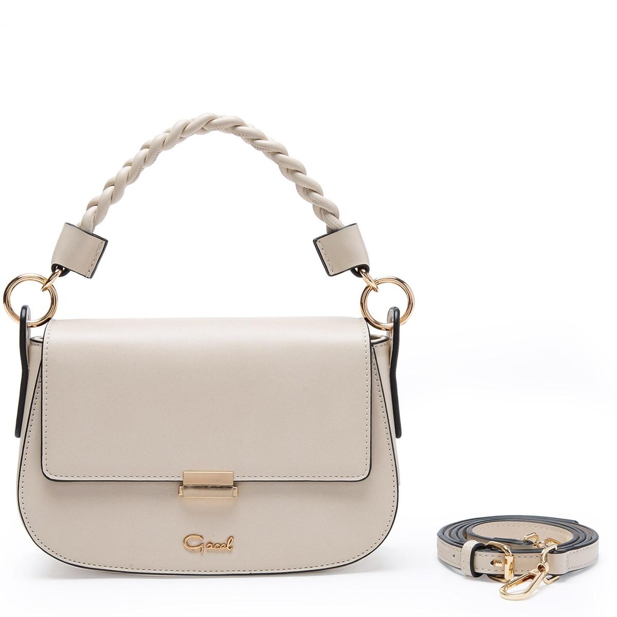 GACEL - Cartera - Bandolera Grande - Gacel - Off White