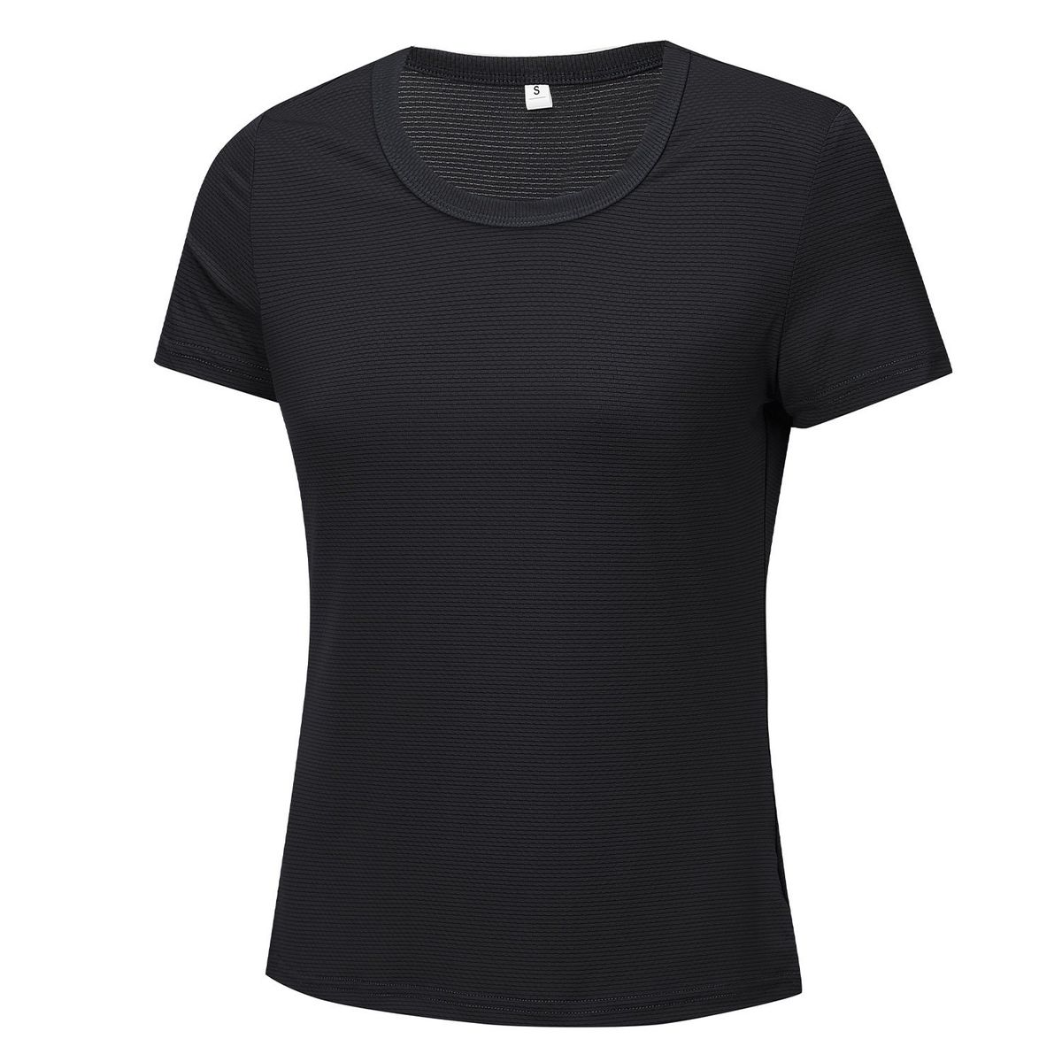 ANDESLAND OUTDOOR APPAREL - Polera Dry Fit Microperforado Manga Corta Sechurano Negro Mujer