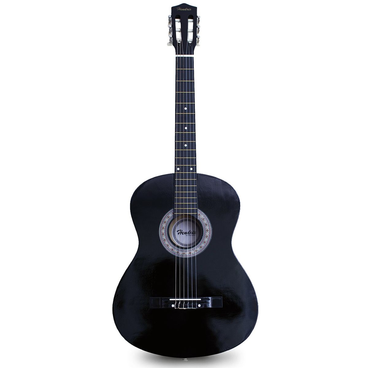 HENDRIX - Guitarra 39 Pulgadas Con Accesorios Color Negro - SC