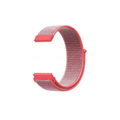 GENERICO - Correa Nylon Ajustable Para Smartwatch 22-46mm-ROSA GRIS