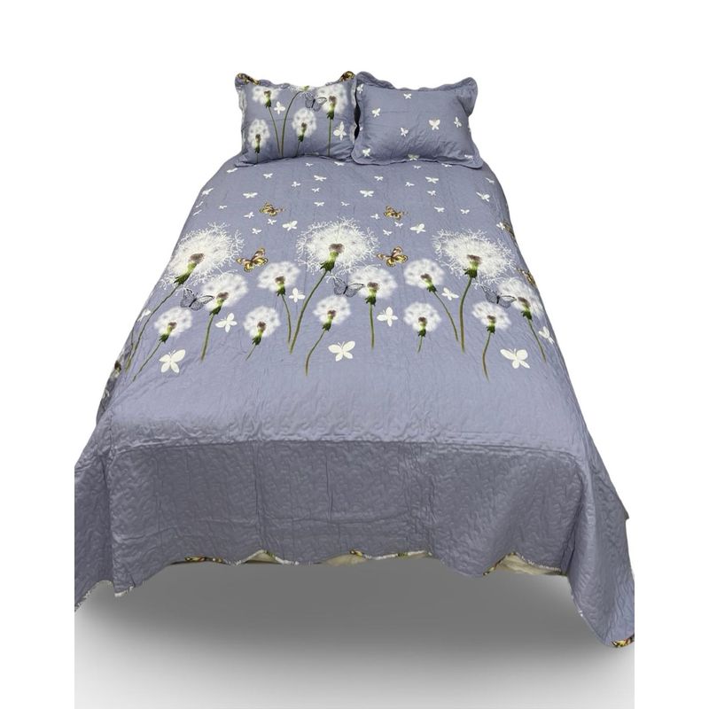GENERICO - Quilt 2 Plazas Luminoso - Cubrecama Verano L2