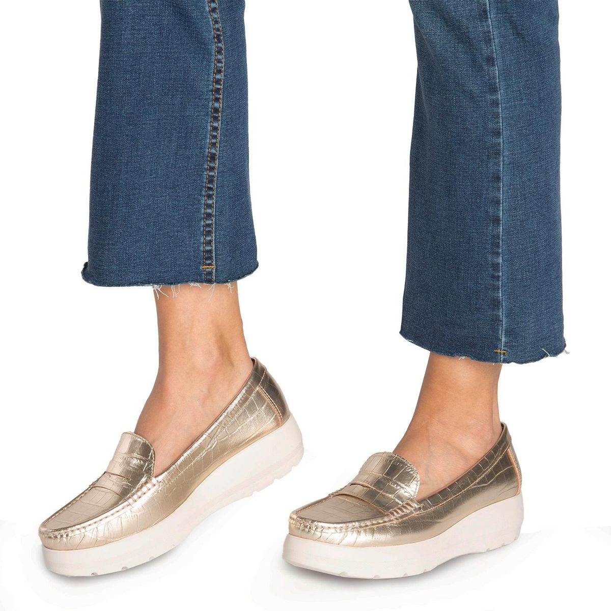 GACEL - Mocasin - Mujer - Locanda - Gacel - Dorado