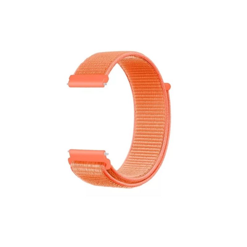 GENERICO - Correa Nylon Ajustable Para Smartwatch 22-46mm-NARANJA