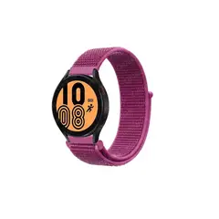 GENERICO - Correa Nylon Ajustable Para Smartwatch 22-46m-VIOLETA
