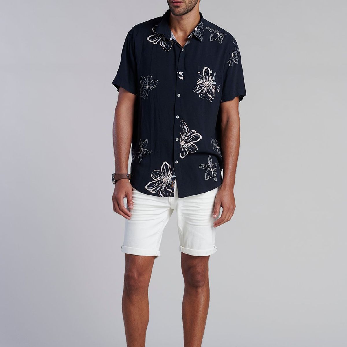 FEROUCH - Camisa Estampada Denver Fj Negro Ferouch