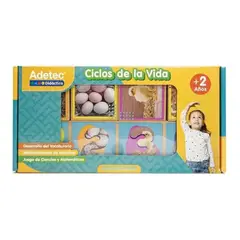 ADETEC - Secuencias De Los Ciclos De Vida 20 Piezas Juego Didáctico