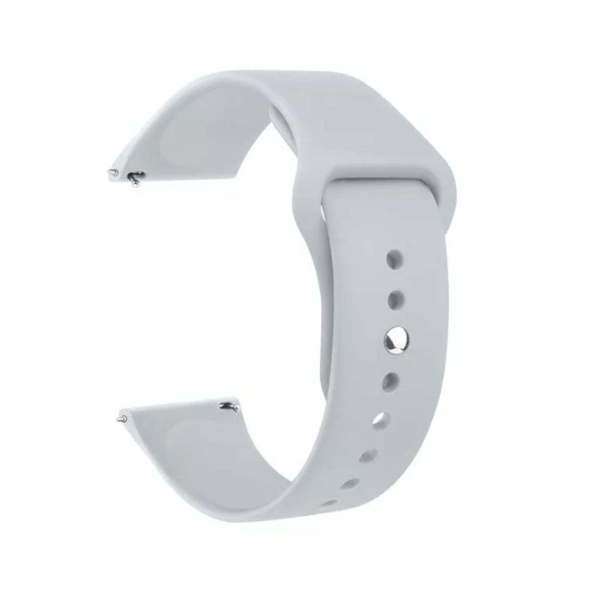 GENERICO - Correa De Silicona Para Samsung Gear S3 Classic 46mm - 22mm-GRIS