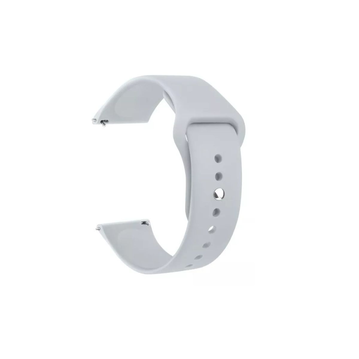 GENERICO - Correa De Silicona Para Samsung Gear S3 Classic 46mm - 22mm-GRIS