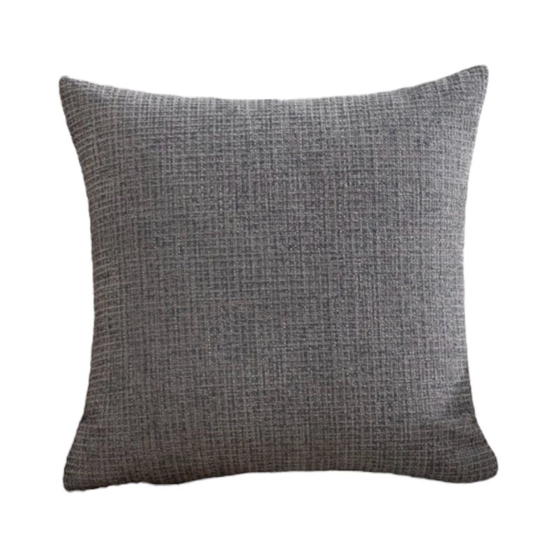 GENERICO - Pack 2 Funda Para Cojín De Lino 45x45 Gris