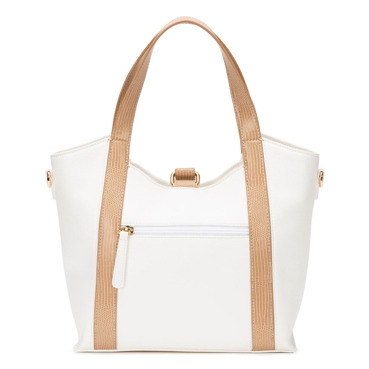 GACEL - Cartera - Mujer - Dos Asas Mediana - Gacel - Blanco