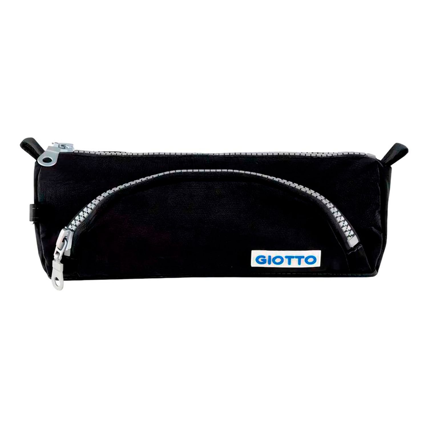 Giotto Estuche 3 Cremalleras Negro Con 18 Rotuladores Y Ceras, Y Lápiz Personalizable