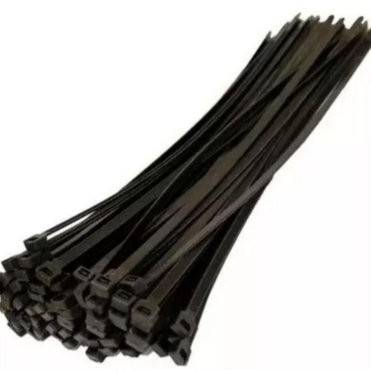 GENERICO - Amarra Plástica 2,6 X 150 Mm Negra (100 Unidades)