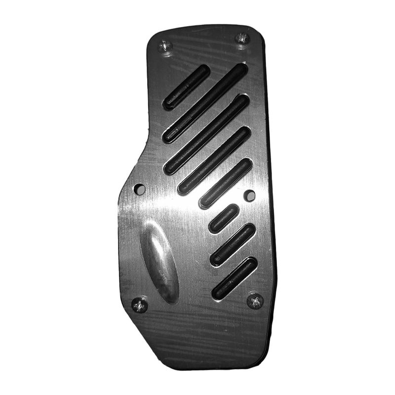 GENERICO - Set Cubre Pedales Auto 3 Piezas De Aluminio Y Goma Tunning