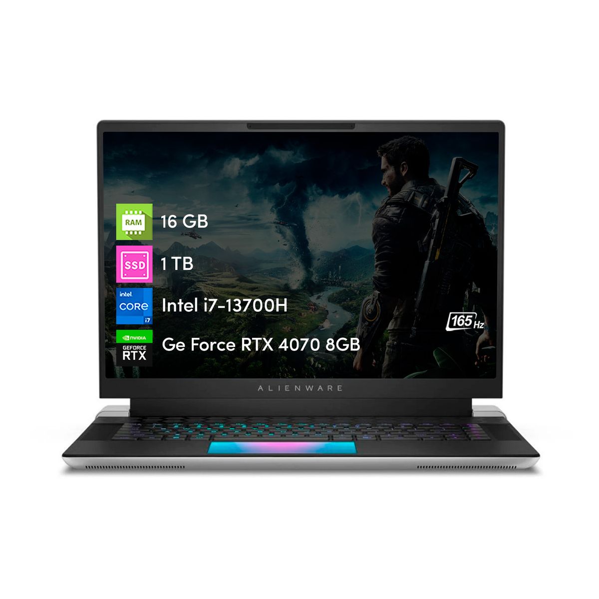 DELL - Notebook Dell Alienware X16 i7 13va 16GB 1TB RTX4070 8GB 16