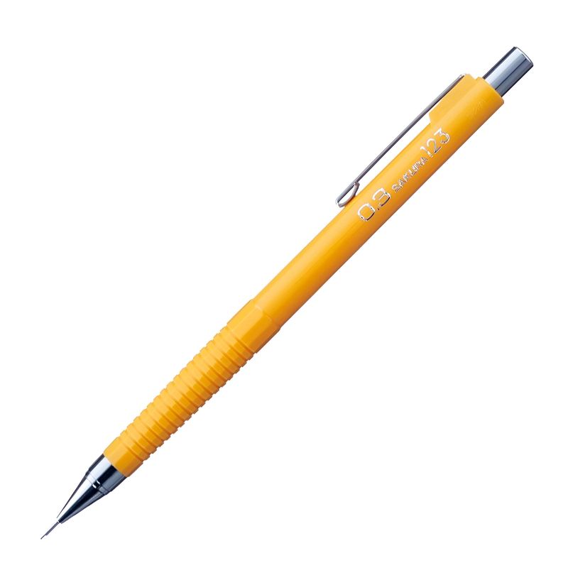 SAKURA - Portamina profesional Sakura con amortiguación 03mm Amarillo