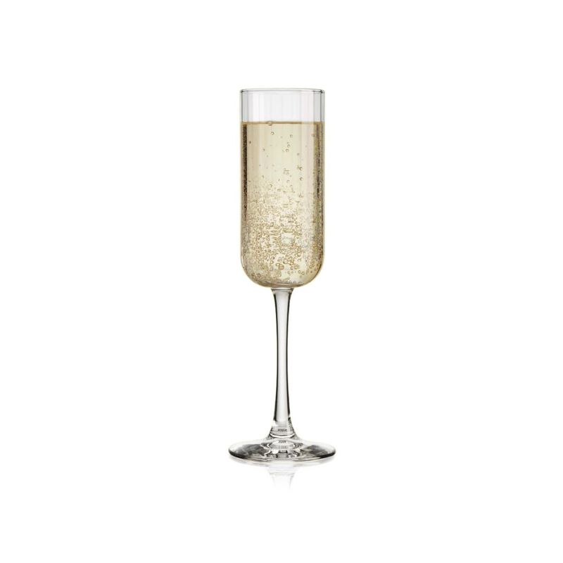 LIBBEY - Set 4 Copas Espumante Flauta Panello 221 Ml-libbey