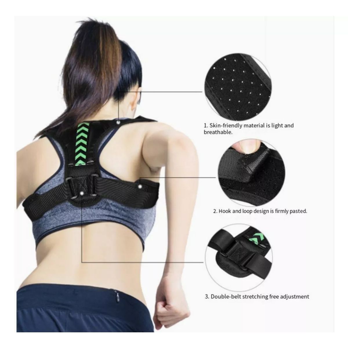 ATURE - Faja Corrector De Postura De Espalda Lumbar Unisex Talla XL