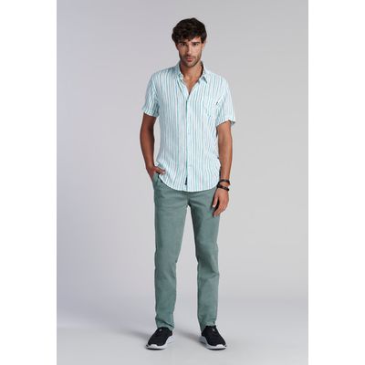 Imagen 2 del producto Camisa Listada Dallas F Verde