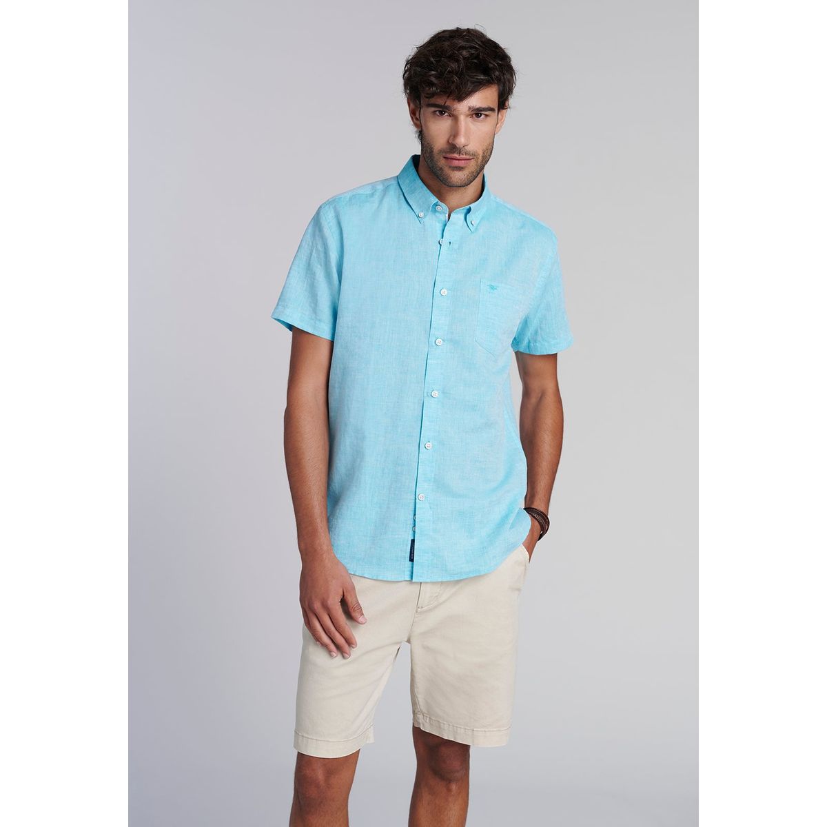 FEROUCH - Camisa Sport Atlanta F Azul Ferouch