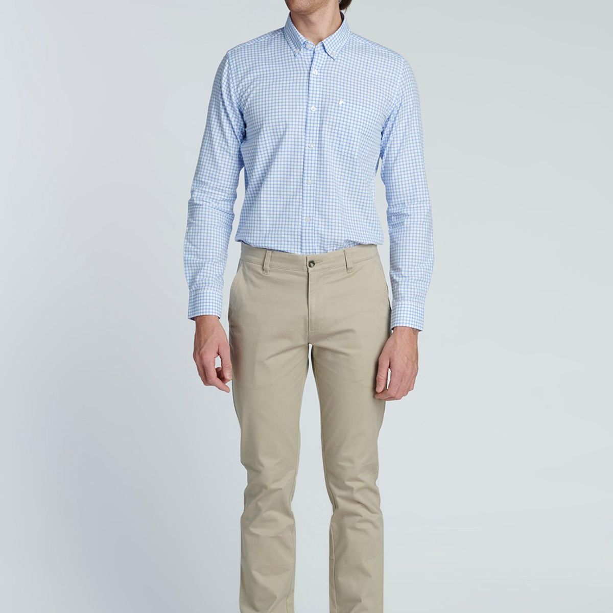 NEW MAN - Camisa Versailles Celeste New Man