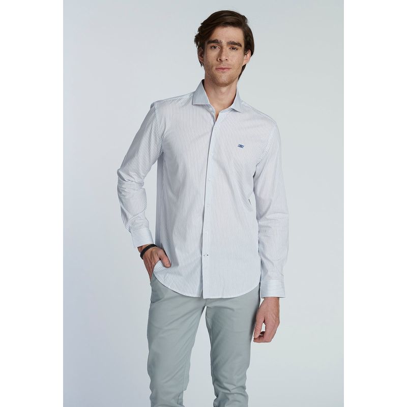 NEW MAN - Camisa Paris Blanco New Man
